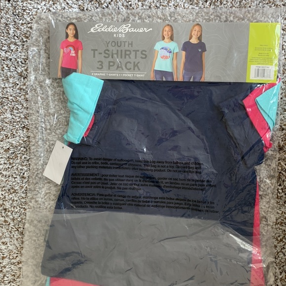 New Girl - 3pack - Eddie Bauer- Youth Tshirt - Picture 2 of 2